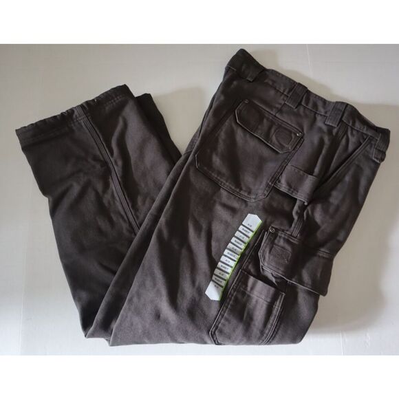 Duluth Men's Sz 42x32 Magnet Gray Fire Hose Fleece-Lined Relaxed Fit Pants - Picture 12 of 12